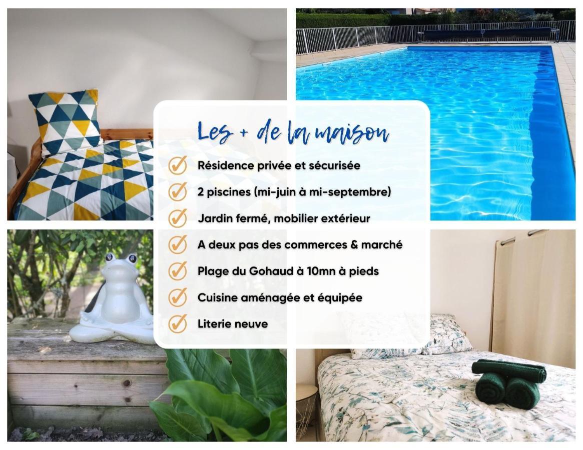 Charmante Maison De Vacances, 4P, Piscines, Proche Gohaud Сен-Мишель-Шеф-Шеф Экстерьер фото